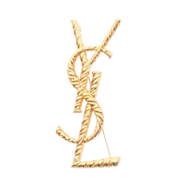 SAINT LAURENT PARIS OPYUM Brouche pin Gold Plated Used Women