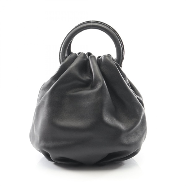 LOEWE BOUNCE Handbag 332.87.L40 leather Black Used Women