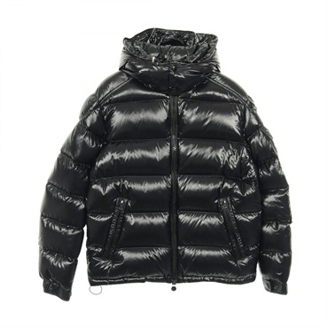 MONCLER MAYA Down jacket Coat Nylon Black Used mens size 3