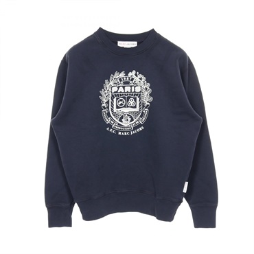 MARC JACOBS x A.P.C. The Mens Paris Crewneck sweat cotton Navy Used mens size XS