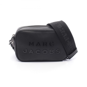 MARC JACOBS DTM FLASH CROSSBODY Shoulder Bag H107L01SP22 leather Black Used