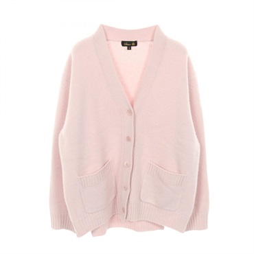 Drawer Cardigan Sweater Knitwear #1 cashmere Pink Used Women