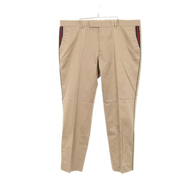 GUCCI Pants Trousers #56 cotton Beige Used mens