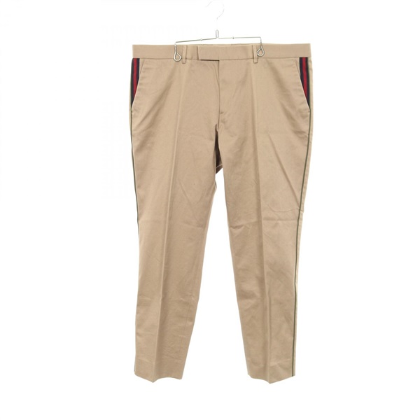GUCCI Pants Trousers #56 cotton Beige Used mens