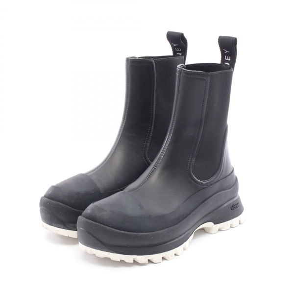 Stella McCartney TRACE Short boots shoes #37 leather rubber Black Used Women