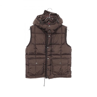 MONCLER TAPAJOS Down vest sleeveless jacket 4330500 Nylon Brown Used mens #3