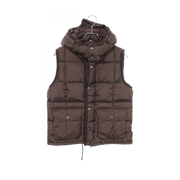 MONCLER TAPAJOS Down vest sleeveless jacket 4330500 Nylon Brown Used mens #3