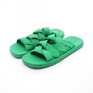 BOTTEGA VENETA INTRECCIATO STARFISH Sandals 651402 Fabric Green Used mens #42
