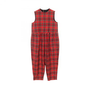 tricot COMME des GARCONS Tsunagi Jumpsuit wool polyester Red #S Used Women