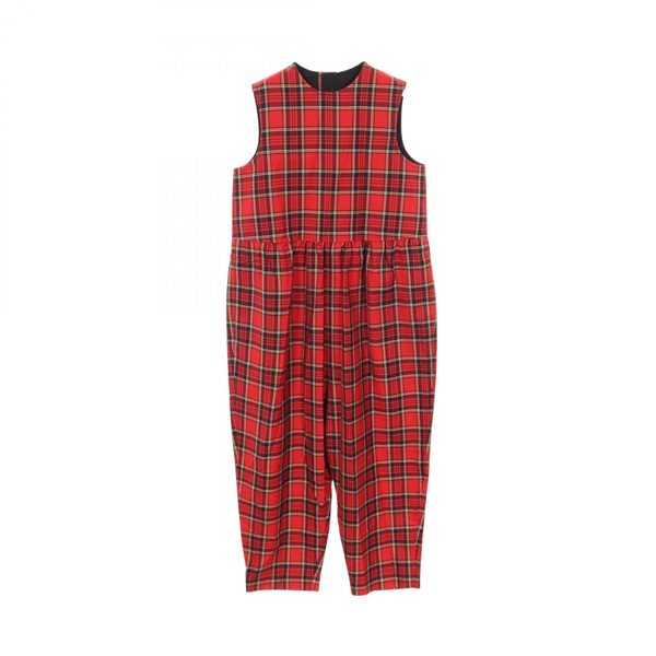 tricot COMME des GARCONS Tsunagi Jumpsuit wool polyester Red #S Used Women