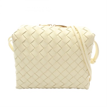 BOTTEGA VENETA Intrecciato Loop Camera Shoulder Bag 723548 leather Yellow Used