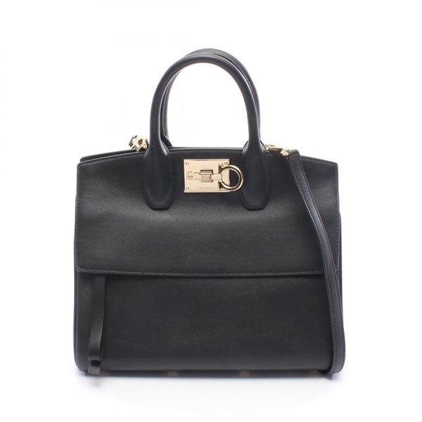 Salvatore Ferragamo STUDIO Gancini Shoulder Crossbody Handbag FZ-21 H159 Used