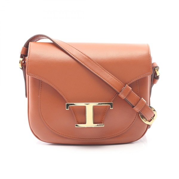 TOD'S Timeless Shoulder crossbody Bag leather Brown Used Women