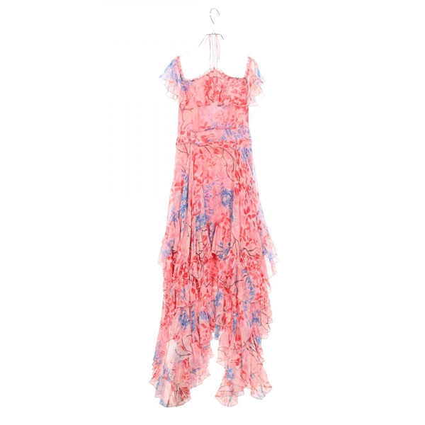 alice+olivia chiffon Dress #6 sleeveless silk Pink Multicolor Used Women