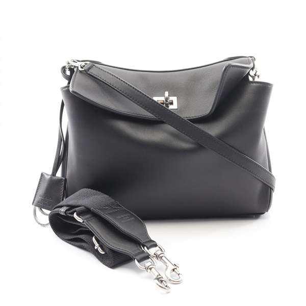 BALENCIAGA RODEO Small Shoulder Crossbody Bag 8275832ABOX1000 leather Black Used