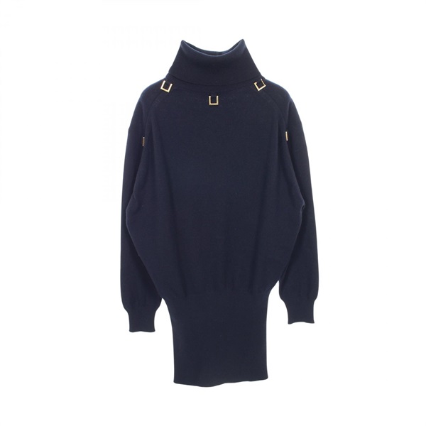 LOUIS VUITTON Dress knitwear #XS cashmere Navy Used Women