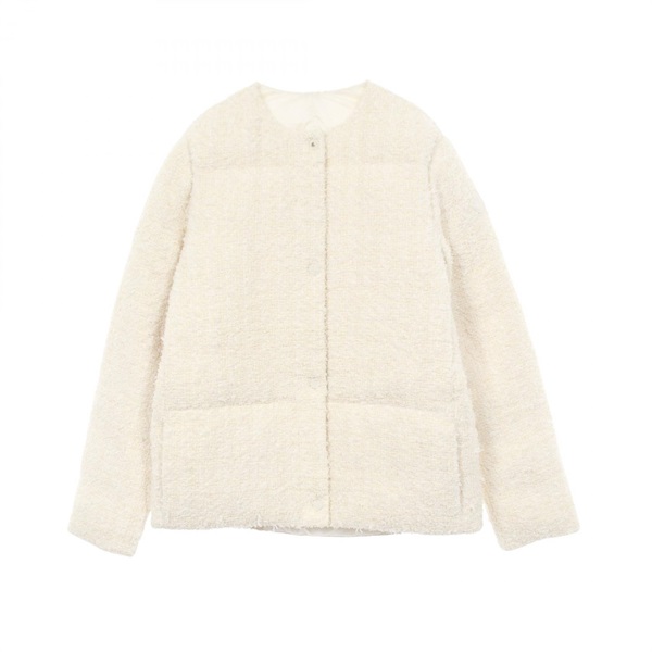 MONCLER GERBEROY Down jacket cotton Beige #0 Used Women