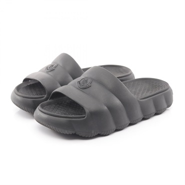 MONCLER LILO Sandals 4C00010 rubber Black #38 Used Women