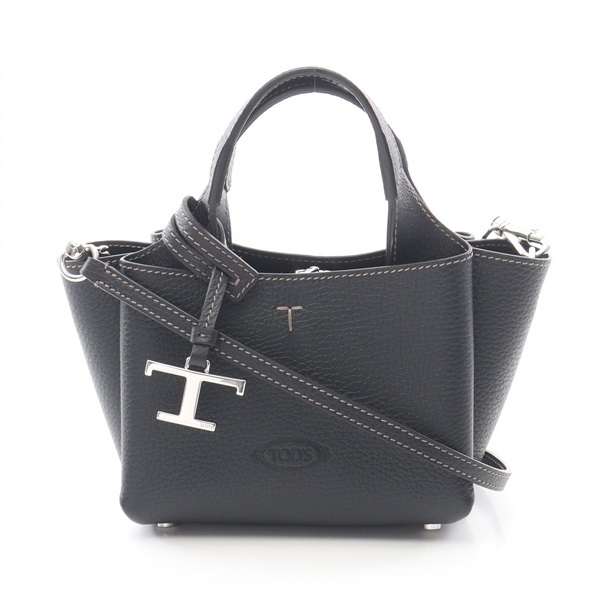TOD'S Timeless Micro Shoulder Crossbody Handbag XBWAPAFL000QRIB999 leather Used