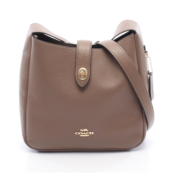 COACH Hadley Convertible Crossbody Shoulder Bag CW002 IMV2R leather Brown Used