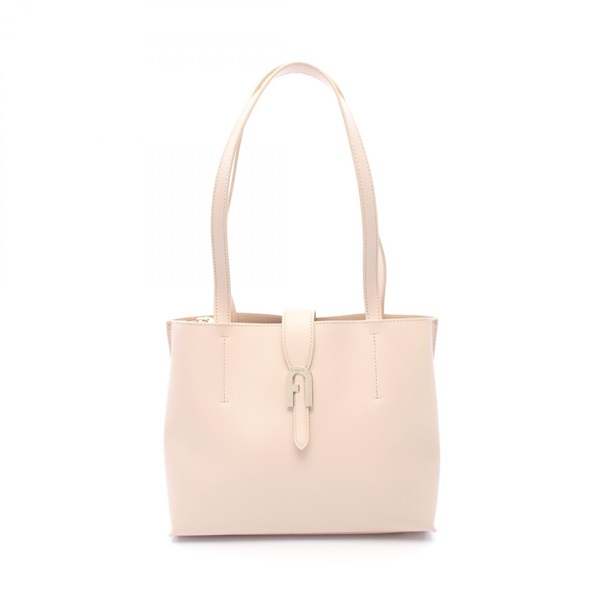 Furla SOFIA M Shoulder Tote Bag leather Pink Used Women