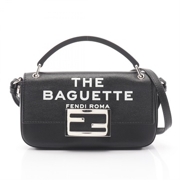 FENDI MARC JACOBS Baguette Smartphone Pouch crossbody Shoulder Bag 7AS142 black