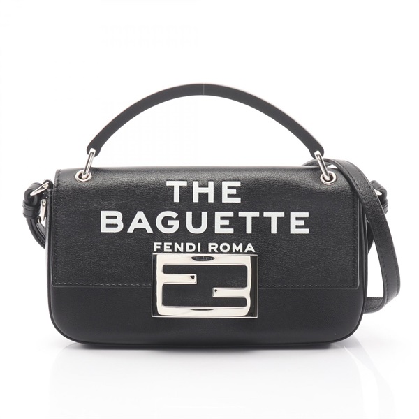 FENDI MARC JACOBS Baguette Smartphone Pouch crossbody Shoulder Bag 7AS142 black