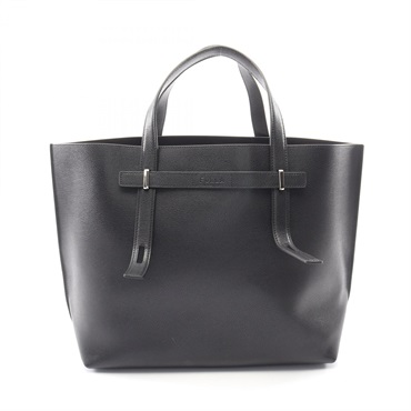 Furla MAN GIOVE L Hand Tote Bag U667M07 leather Black Used mens