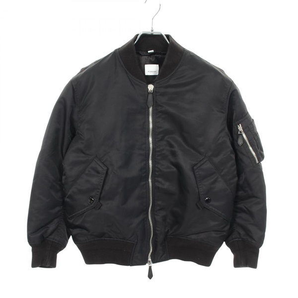 BURBERRY BROOKLAND Blouson Jacket 8038997 Nylon Black Used mens #UK6
