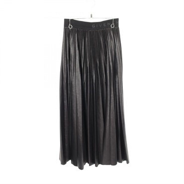 GIVENCHY Pleated skirt BW40AC3Z26 polyester Black #36 Used Women