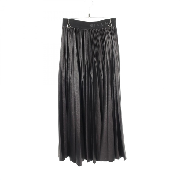 GIVENCHY Pleated skirt BW40AC3Z26 polyester Black #36 Used Women