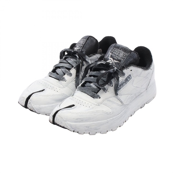 Maison Margiela 22 × Reebok CLASSIC LETHER TABI BIANCHETTO sneakers leather #US6