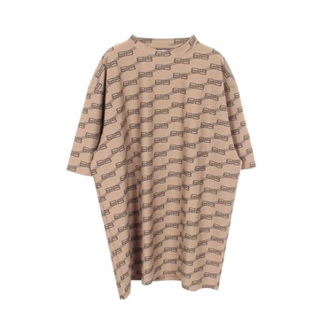 BALENCIAGA SWIMWEAR BB Monogram Short sleeve T-shirt Nylon Brown #XS Used mens