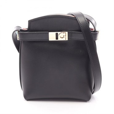 Salvatore Ferragamo Gancini Phone Case Shoulder crossbody Bag 22 0650 leather BK