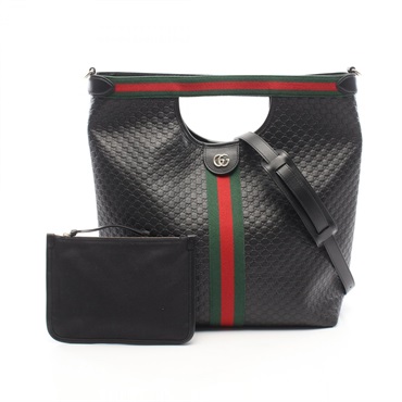 GUCCI Giglio Microguccissima Japan Limited Crossbody Handbag 865452 leather Used