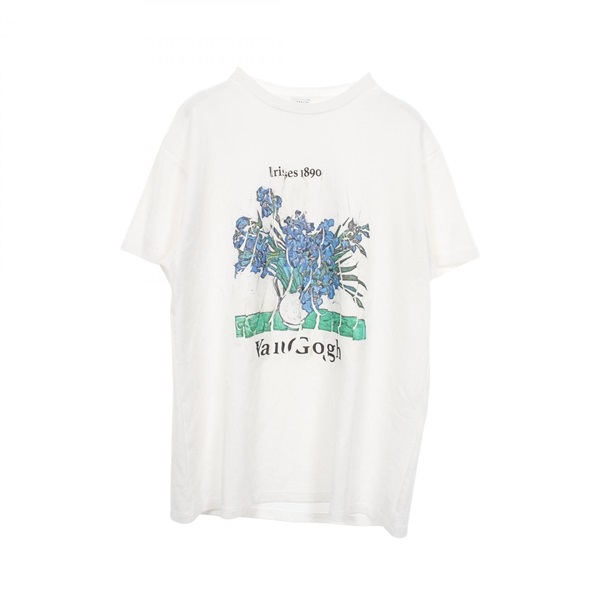 LOEWE RELAXED FIT TEE Van Gogh Iris Print Short sleeve T-shirt #XS cotton White