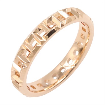 TIFFANY＆CO T True Narrow Ring 18KPG Pink Rose Gold Used women US size 5.75