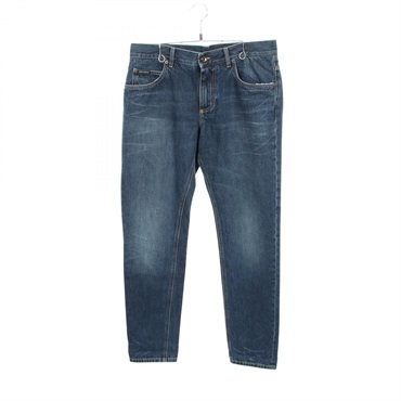 DOLCE & GABBANA Denim long pants Jeans #48 cotton Blue Used mens