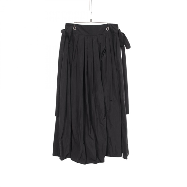 'S Max Mara GEA Long Skirt #44 polyester Black Used Women