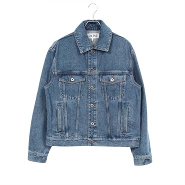LOEWE Anagram Denim Jacket cotton Navy Used mens size 48