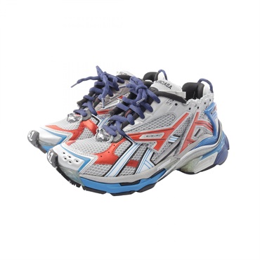 BALENCIAGA RUNNER Used look finish Sneakers #27.5cm Fabric Rubber Gray Preowned