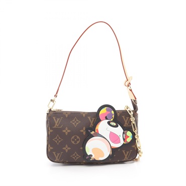 LOUIS VUITTON TM Pochette Accessoires Handbag M13440  Monogram Panda Used LV
