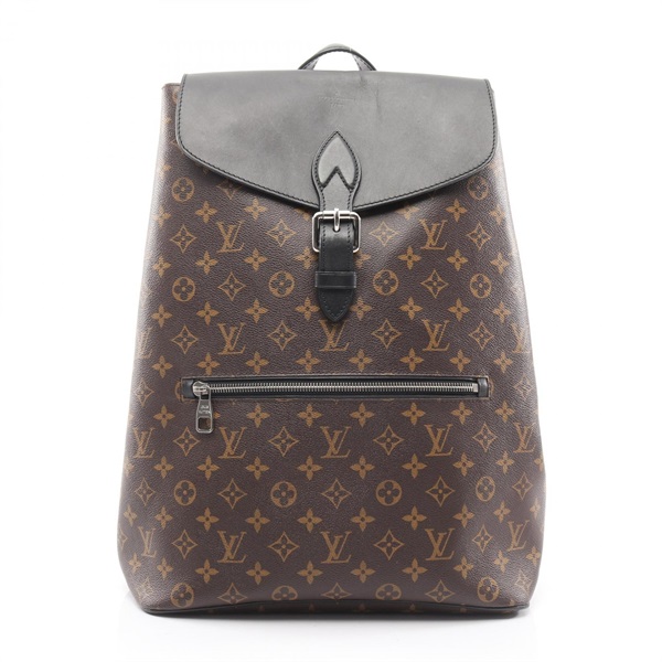 LOUIS VUITTON Parc Rucksack Backpack M40637 Monogram macassar leather Brown