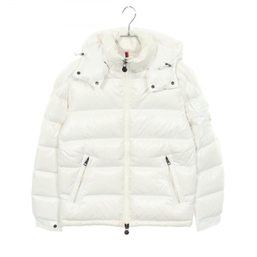 MONCLER MAYA Down jacket 1A53600 Nylon White Used mens size 0