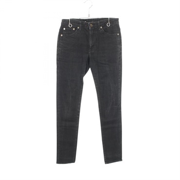 SAINT LAURENT PARIS Slim Denim Pants Jeans 465479 cotton Black Used Women #27