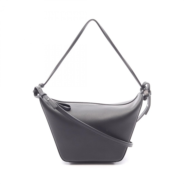 LOEWE Hammock Hobo Mini Shoulder Handbag A538G13X01 leather Black Used Women