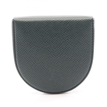LOUIS VUITTON Porte-monnaie Cuvette coin purse M30374 Taiga leather Epicea Used