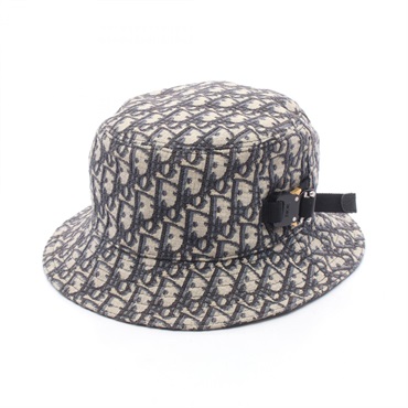 Christian Dior Oblique Jacquard Baguette Hat 293C906G5763 cotton Used siz M