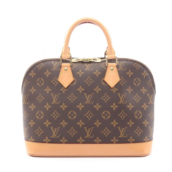 LOUIS VUITTON Alma PM Handbag M51130 Monogram canvas leather Brown Used Women