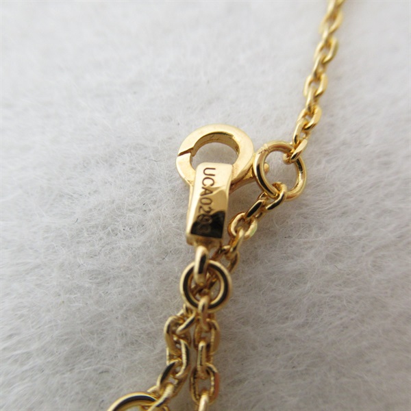 CELINE｜JEWERLY (TRIOMPHE FOLK FRINGE LONG NECKLACE IN B W) Celine Triomphe Folk Fringe Long Necklace in Brass with